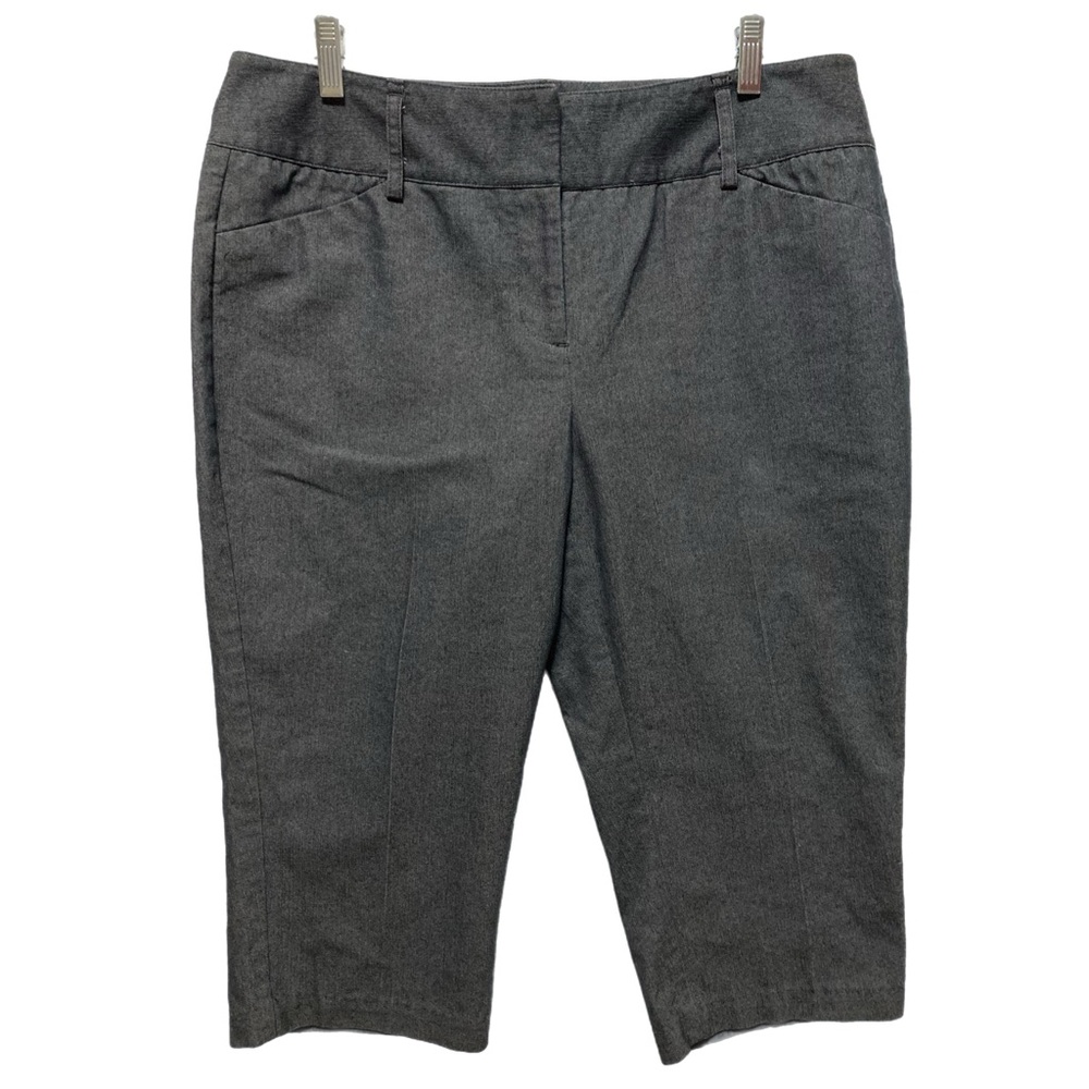 Dana Buchman 14 denim dress pant capris EUC 13021